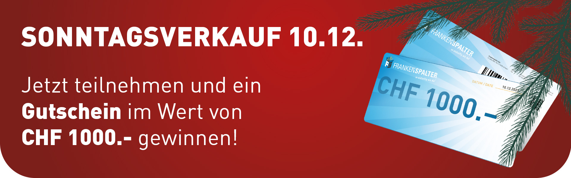 Sonntagsverkauf